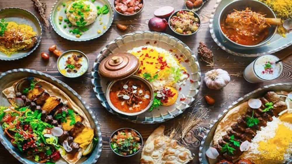 انواع غذای ایرانی رستوران موسوی