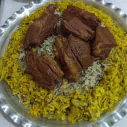 باقلی پلو با گوشت گوسفند