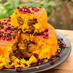 ته چین گوشت گوسفندی
